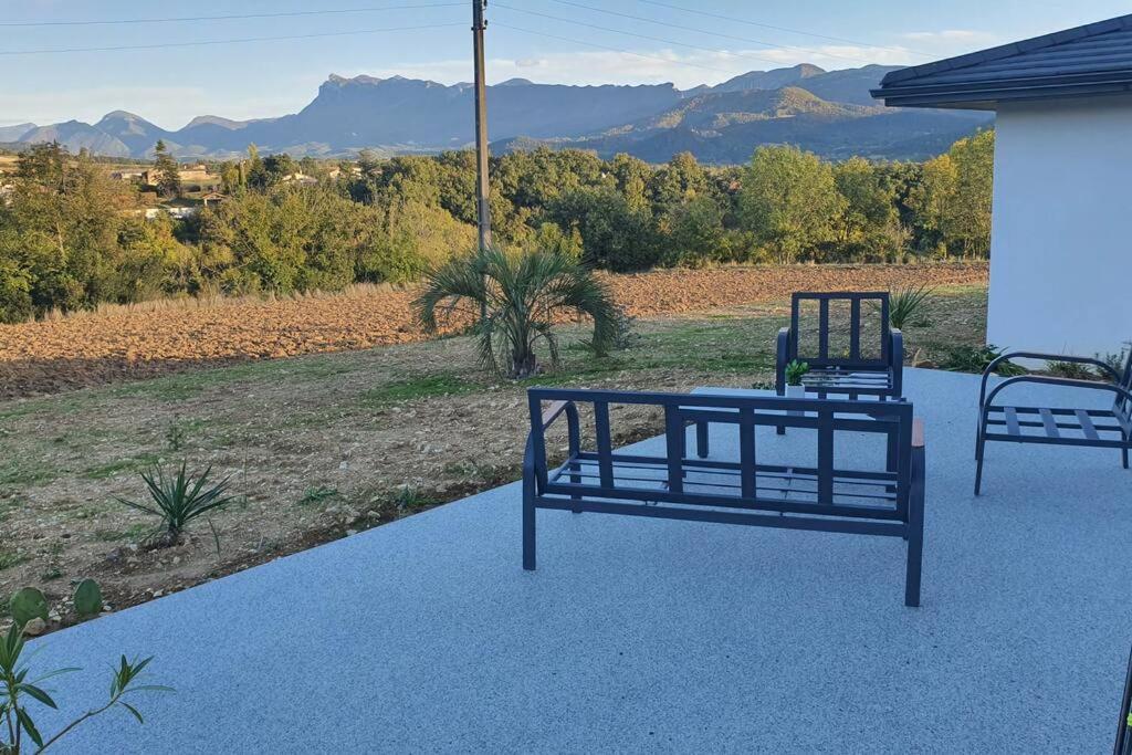 Studio Independant Vue Magnifique Et Au Calme Crest Dış mekan fotoğraf